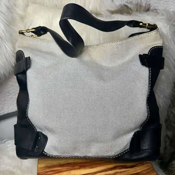 Michael Kors Medium Women's Satche Grey/Black Bag Handbag Purse Shoulder - Picture 2 of 8